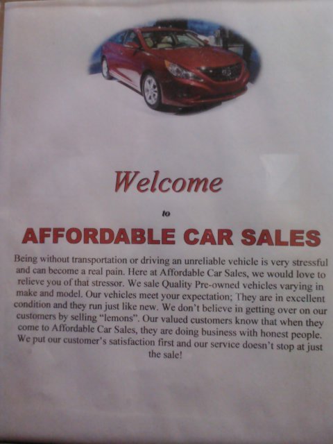 Affordable Car Sales