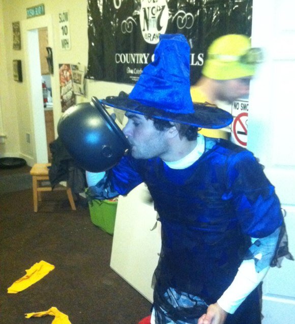 I do my own stunts.