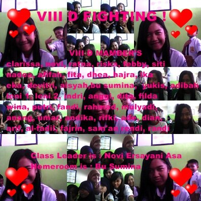 DDClass_8D's profile picture. Kadang ada waktunya kita untuk belajar bersama, dan ada juga waktunya untuk bermain.. itulah kami 8D yang penuh keajaiban dgn persahabatan