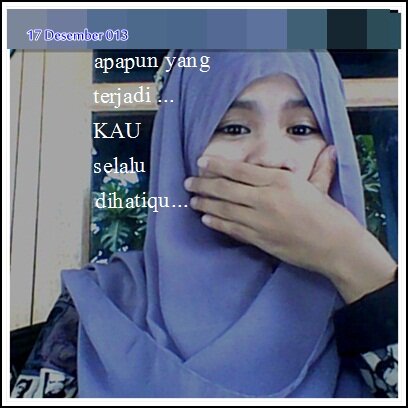 dahniaryuniar's profile picture. Kesulitan hidup bukan untuk di tangisi tapi justru harus disyukuri. Karena kesulitan hidup itulah yang akan mengantarkan kita kepada sebuah keberhasilan. ....