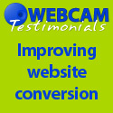 Webcam testimonials improve the success of your website.