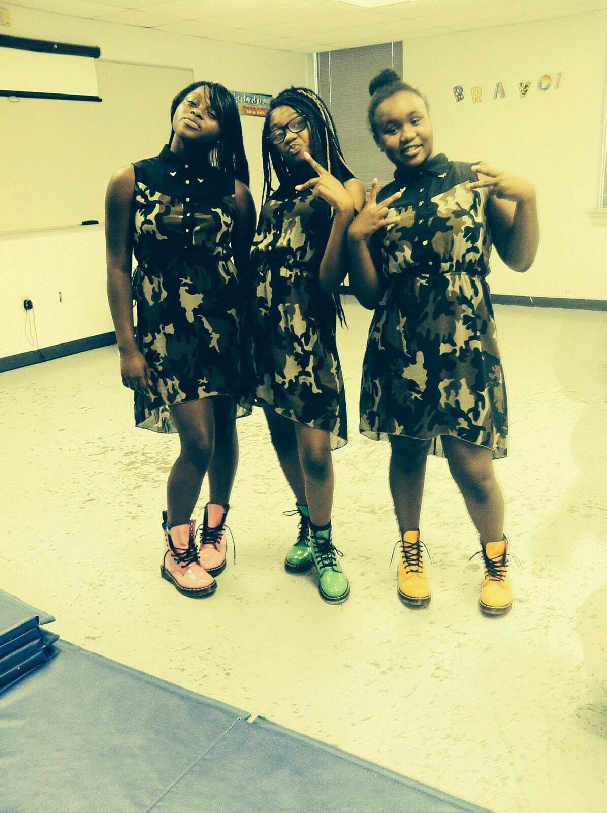 GirlGroup with our boy cousin we sing, rap and dance.