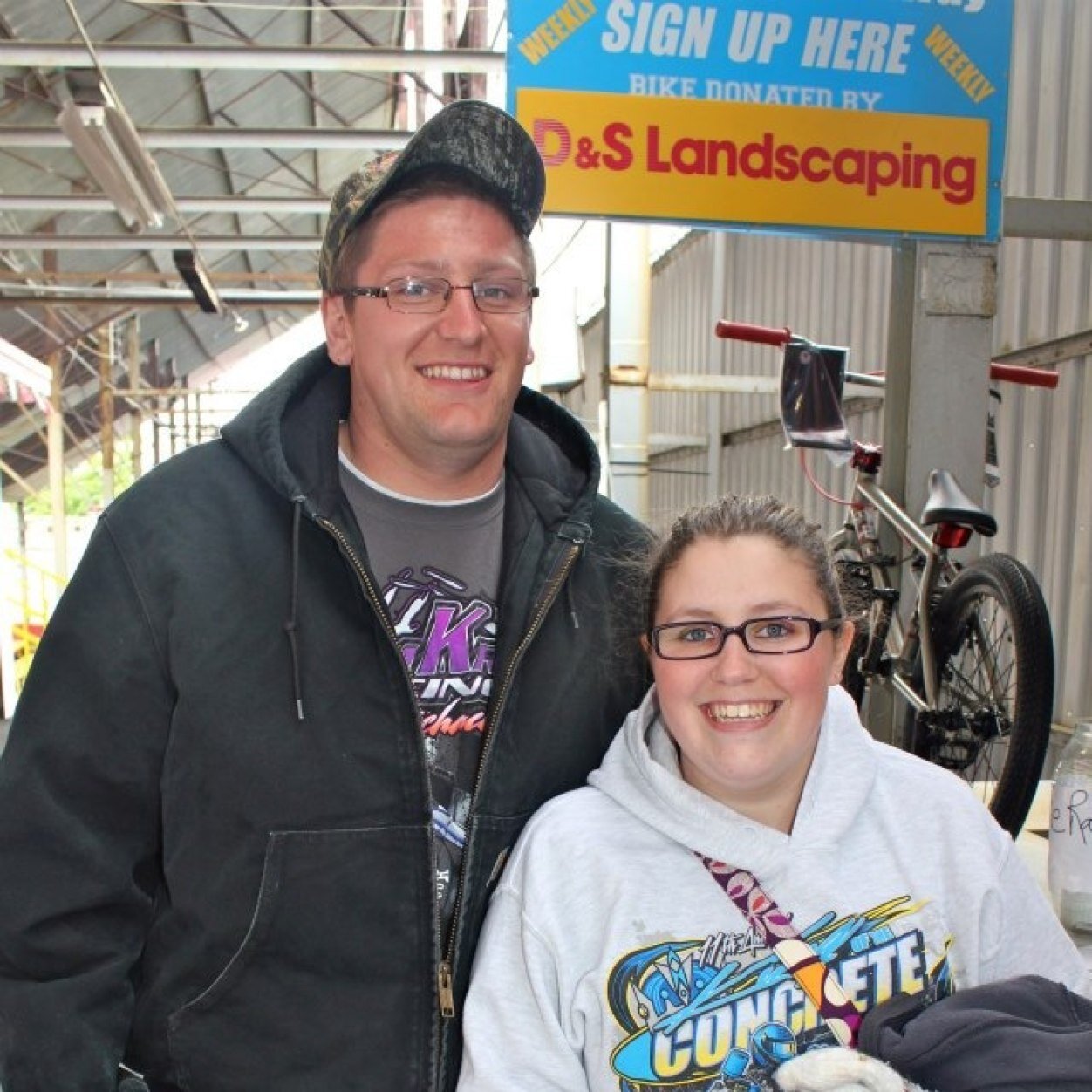 My husband, my baby, Supermodified Racing, Go-kart racing, Family and Friends! Love these!