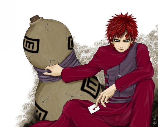 Name:Gaara Age:15 Rank:kazekage I have stopped following the path of darkness I am now the kazekage of Sunagakure