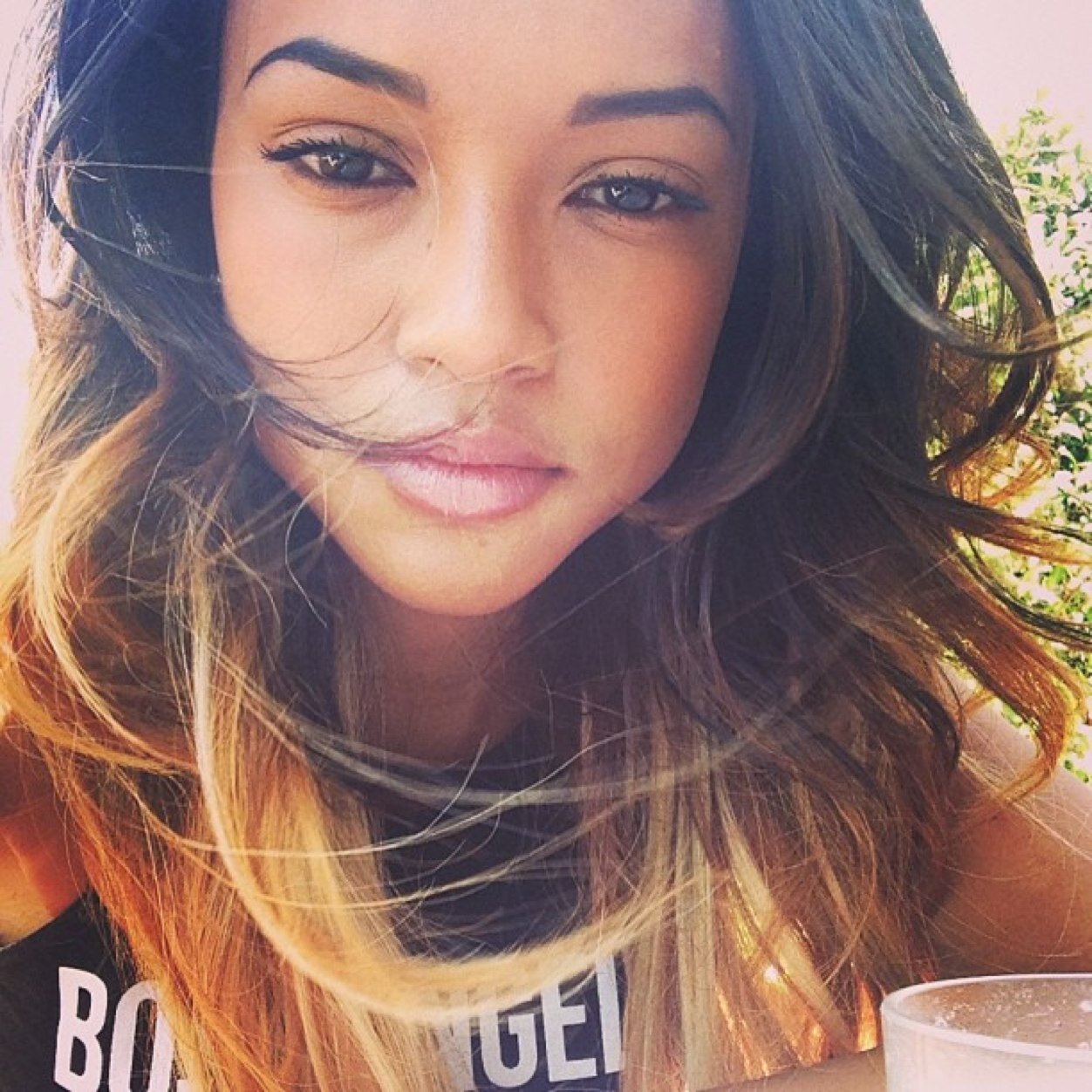 Karrueche Tran ❤ -  Model -  Blasian -  In a sky full of clouds