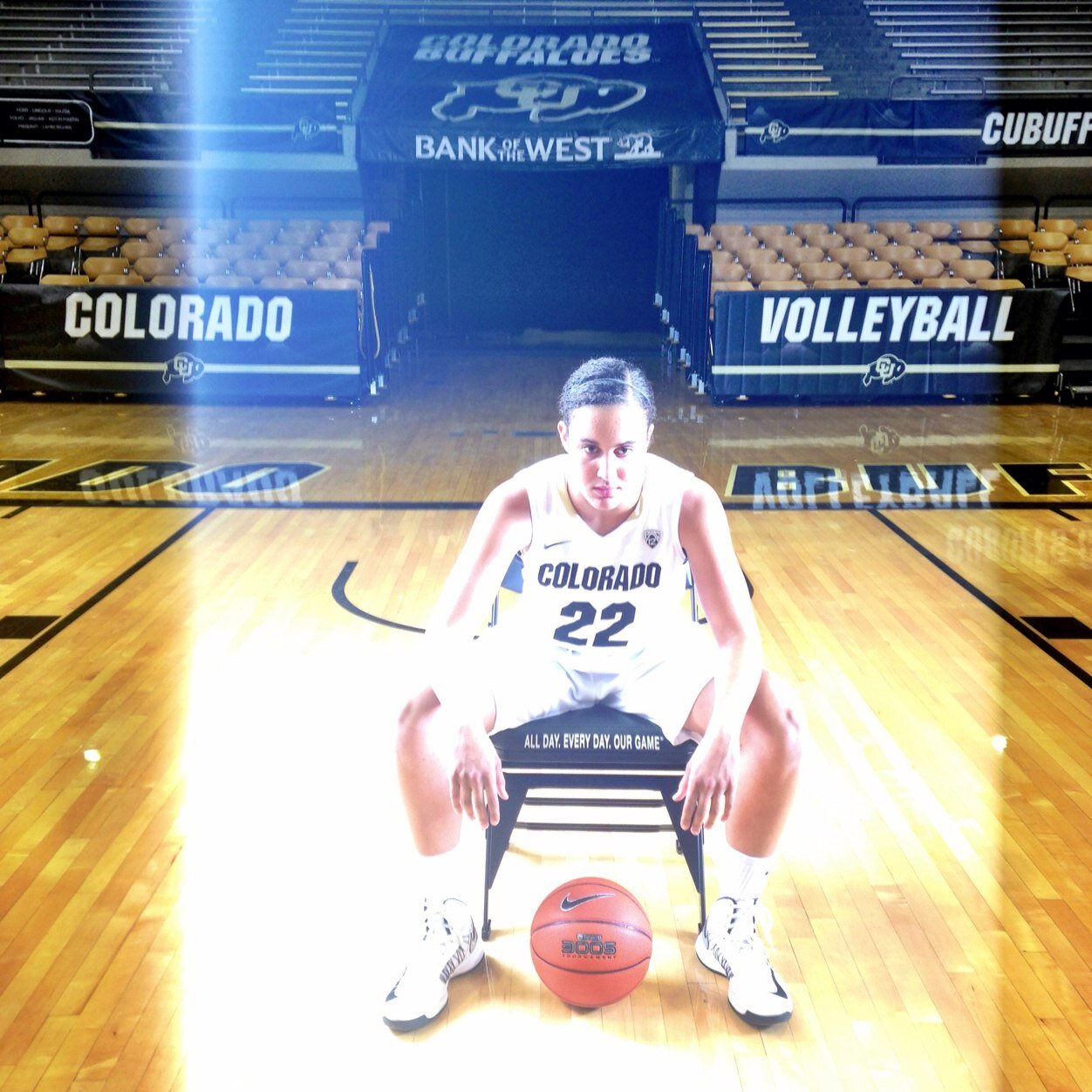 CU Womens Basketball #22. 


 Go Buffs!