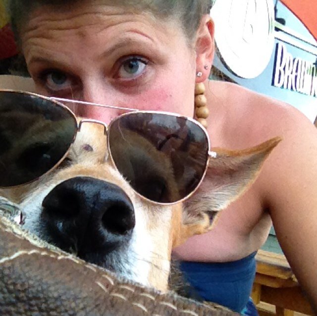 Lager brewing, whiskey drinking, dog loving lady with generally colorful language.