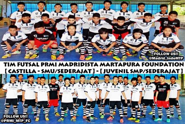 Join Us! : Tim Futsal yang berisi pemain Kategori : [Pelajar-Mahasiswa-Umum] se MARTAPURA Kab-Banjar | Madridista Martapura Futsal Foundation CP: 082153018482