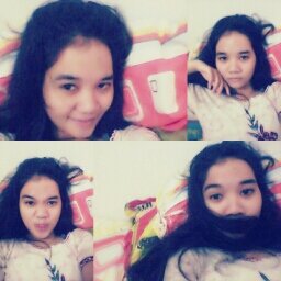 Always smiling even though the heart is sad.. (´▽`ʃ♡ƪ)