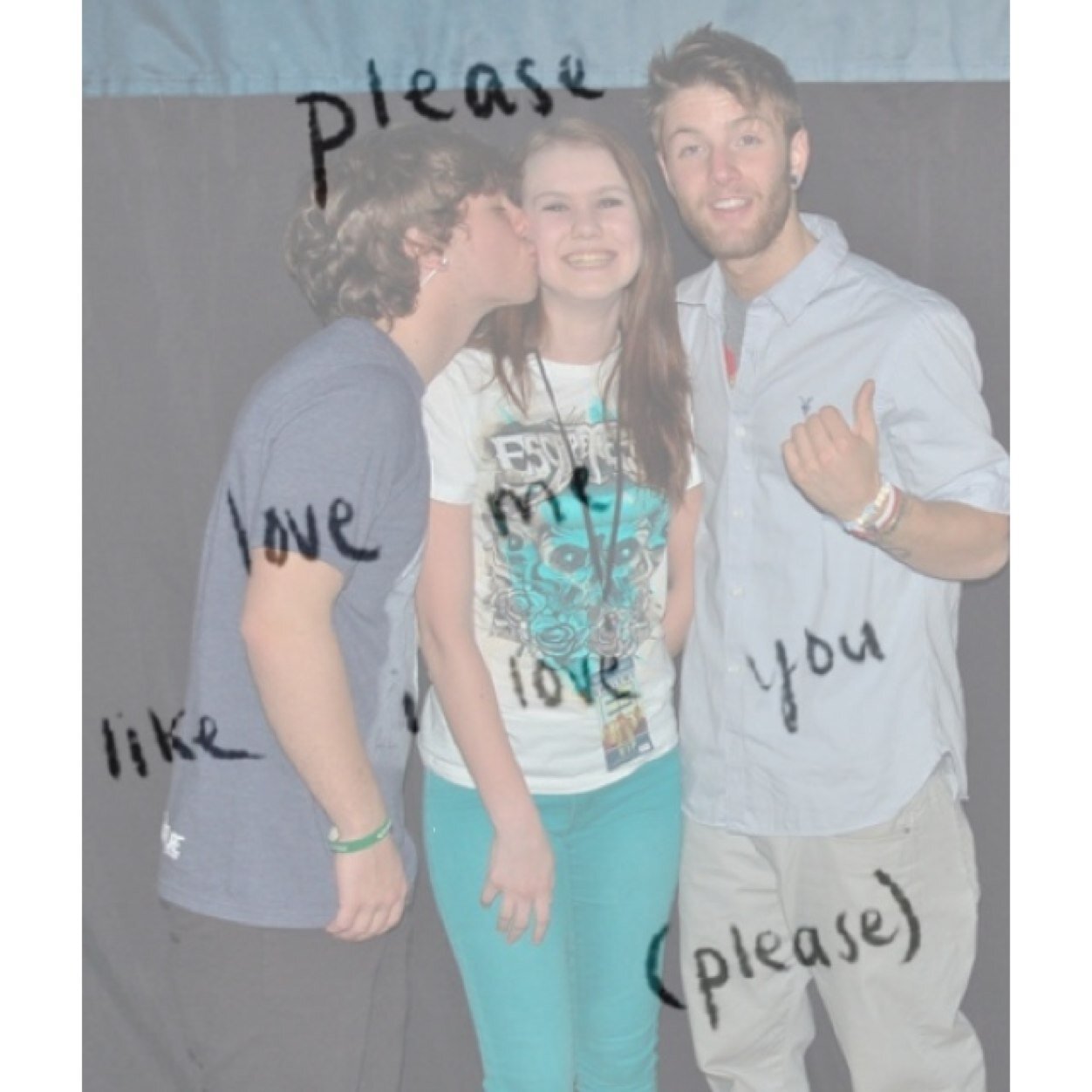 saw them 6/16 and met them 11/26. drew said I had cute dimples and keaton picked me up and spun me around.