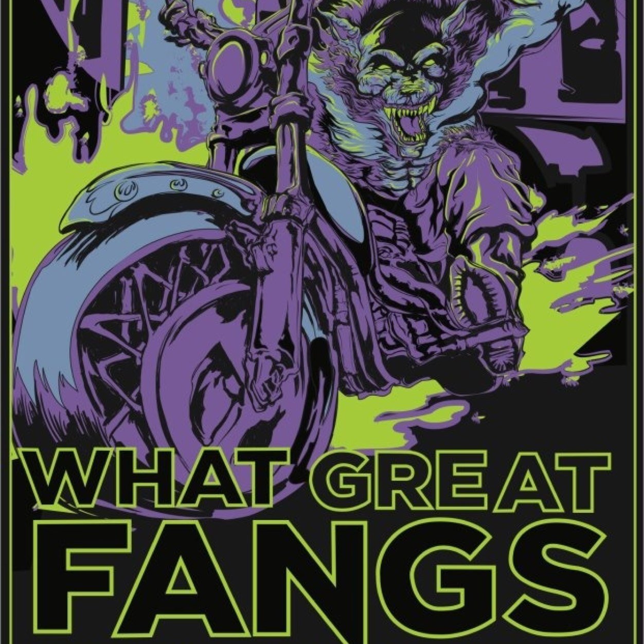 5 filthy rock and roll party animals looking for a good time. #wolfon #howlyeah #wtfwgf #mountainmetal #getpissed #whatgreatfangs