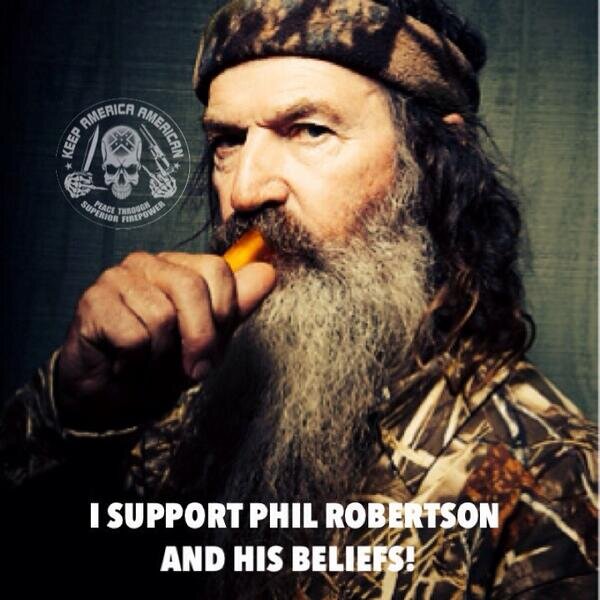 Duck Dynasty fan. Republican. God Bless America