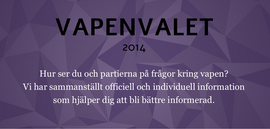 Vad tycker partierna och politikerna om vapenexport inför riksdagsvalet 2014? Riksdagskandidater, gå in på http://t.co/hx1FxaPBBr Drivs av @svenskafreds