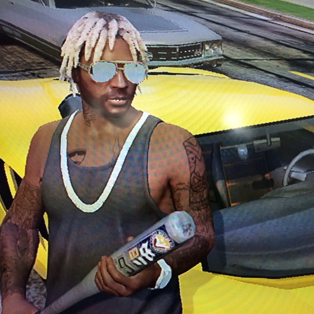The kids r givin er on GTA! Glo Boyss gang since day 1 #turnup #turndownforwhat #fuckwithmeyouknowigotit