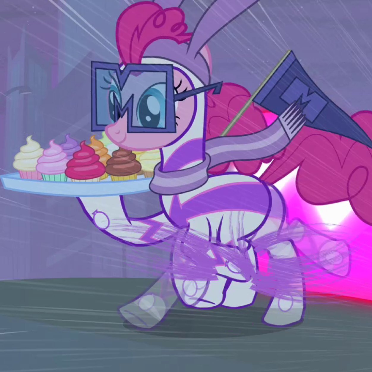 Hiiii,im Fili Second,the most fastest pony in the Power Ponies,try to catch me,nope im here.