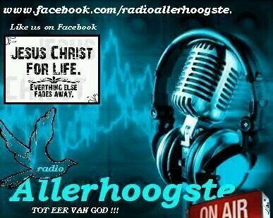 Gospel radio station go to - http://t.co/nNu71zPPBw streaming rate : +/- 10 meg for 22 min
email us at radioallerhoogste@yahoo.com