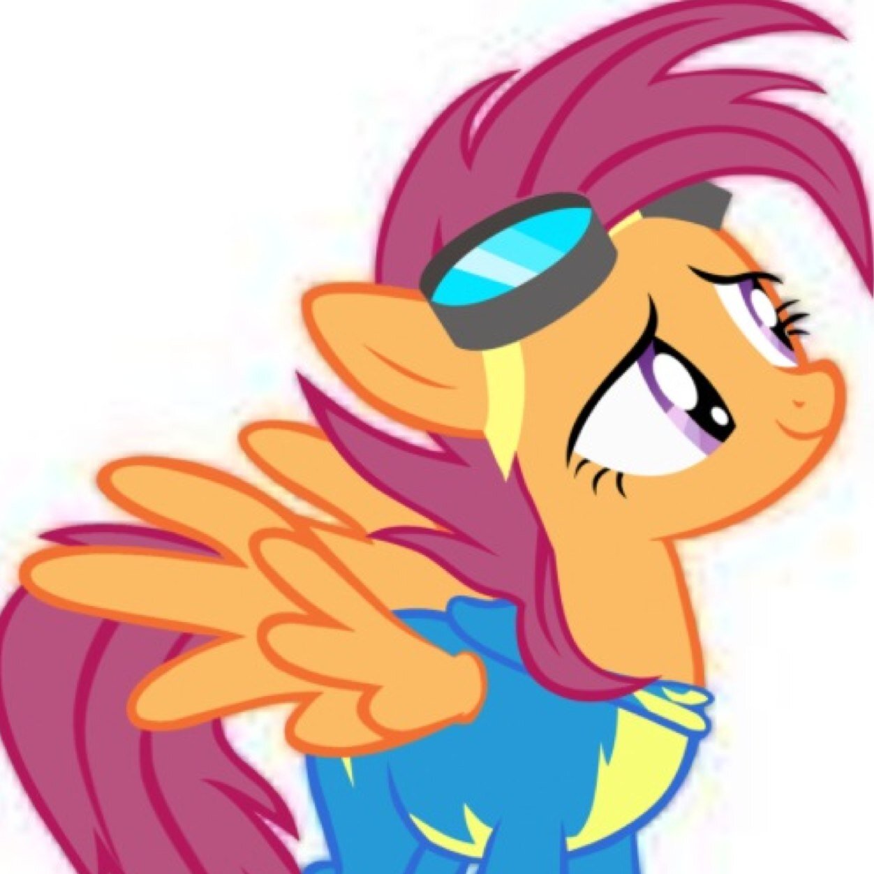 #TeamRainbow Best friend @FlutterWes. I'm a brony to the core. Im a stallion, but Scootaloo is best.