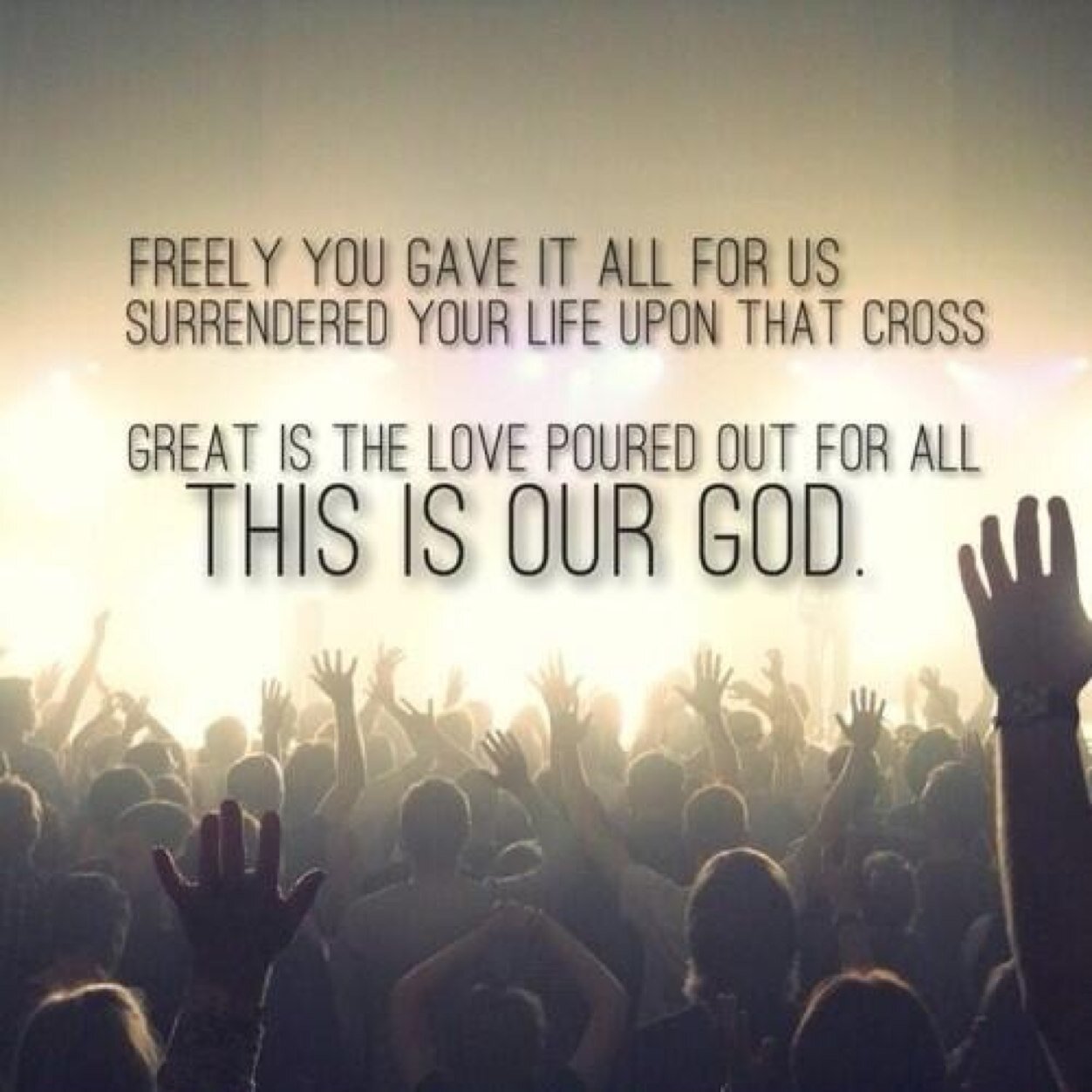 Encouraging people with lyrics. #SeekChrist