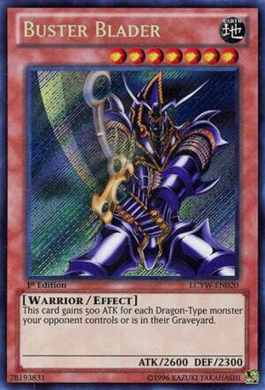 blader_Blader01's profile picture. Buster Blader: this card gains 500 attack points for every dragon on the feild. 2600/atck 2300/def. #YGORP #CARD #LookingForDuelist