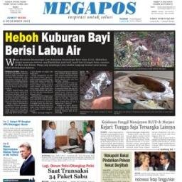 Official Tweeter #Koran #Harian #MEGAPOS,
 Korannya orang Kalimantan Tengah (#Kalteng)