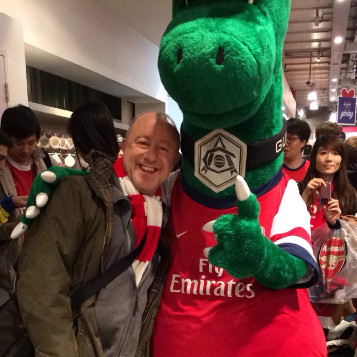 Once a gooner always a gooner, attending for 55y years now! ST holder West Upper