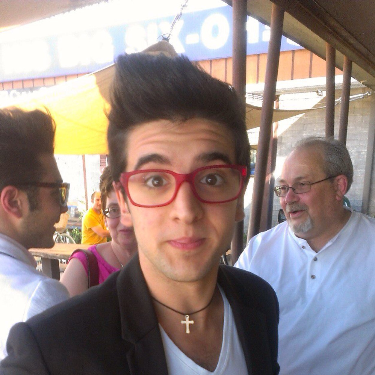 Met Il Volo 6/9/13. Piero, Ignazio and Gianluca all follow me. Ilvoloitus forever! ❤️ @ilvolotherapy #IVU