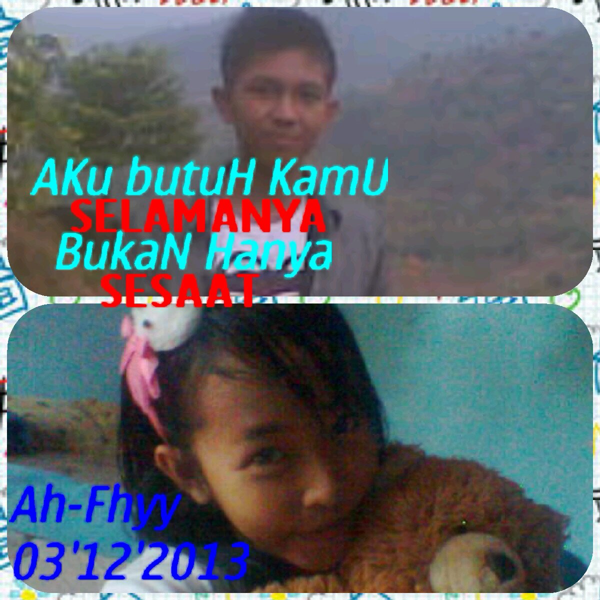 Akuu tidak perNah berjanji sebuah PERASAAN tapi aku berjanji sebuah KESETIAAN... :) #keepsmile