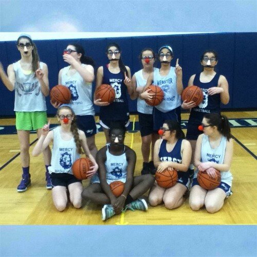 Cause we Ball hard
Instagram: mercyfreshmenball Facebook: Mercy Frosh