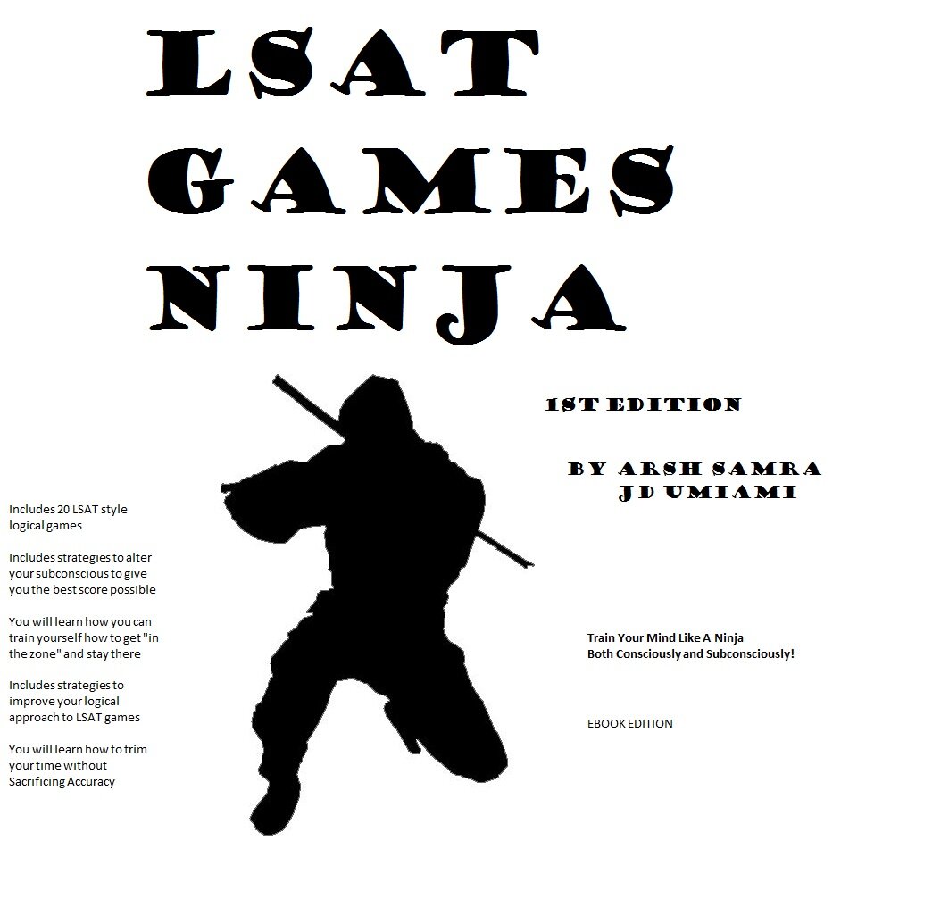 Improve your score on the LSAT Logical Games Section by training like an LSAT Ninja!