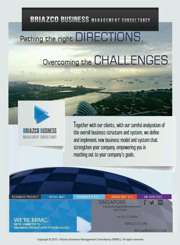 About: A world class business management service provider ( Kindly email your queries to info@briazco.com)