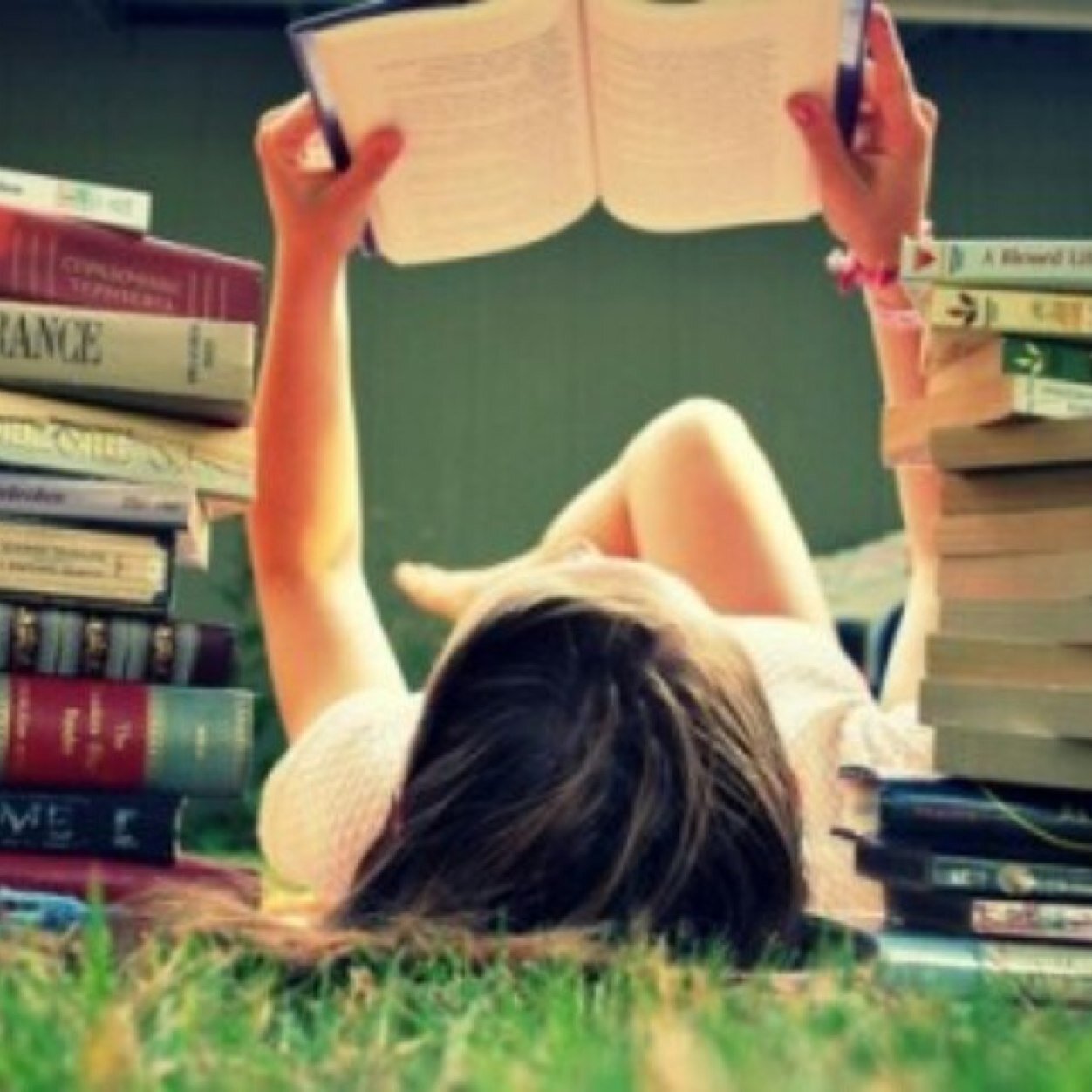 BelovedBookworm's profile picture. She read about people she could never be, and adventures she would never have.