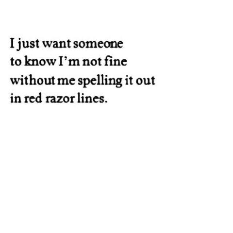 No one will miss me