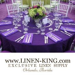 LinenKingUSA's profile picture. Orlando, FL Tablecloth Supply Rental and Sales - Wedding Linen, Wholesale tablecloths