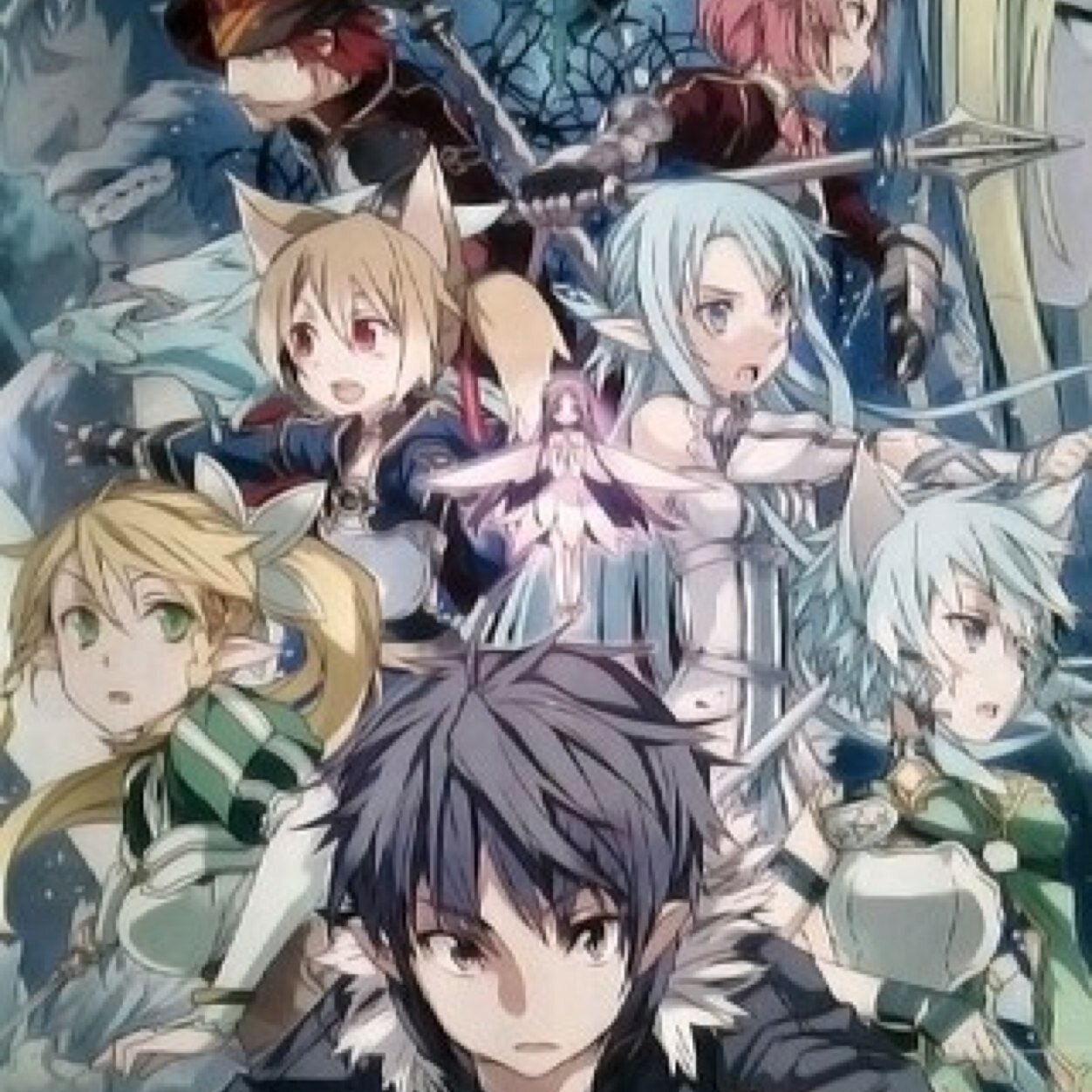 SAO/ムシウタ/キルラキル/凪のあすから/中二病でも恋がしたい！/ ダイヤのＡ/進撃の巨人/無言フォローごめんなさい