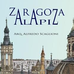 Ilustraciones de la ciudad de #Zaragoza hechas en lápiz, a mano alzada y coloreadas digitalmente. zaragozaalapiz@gmail.com