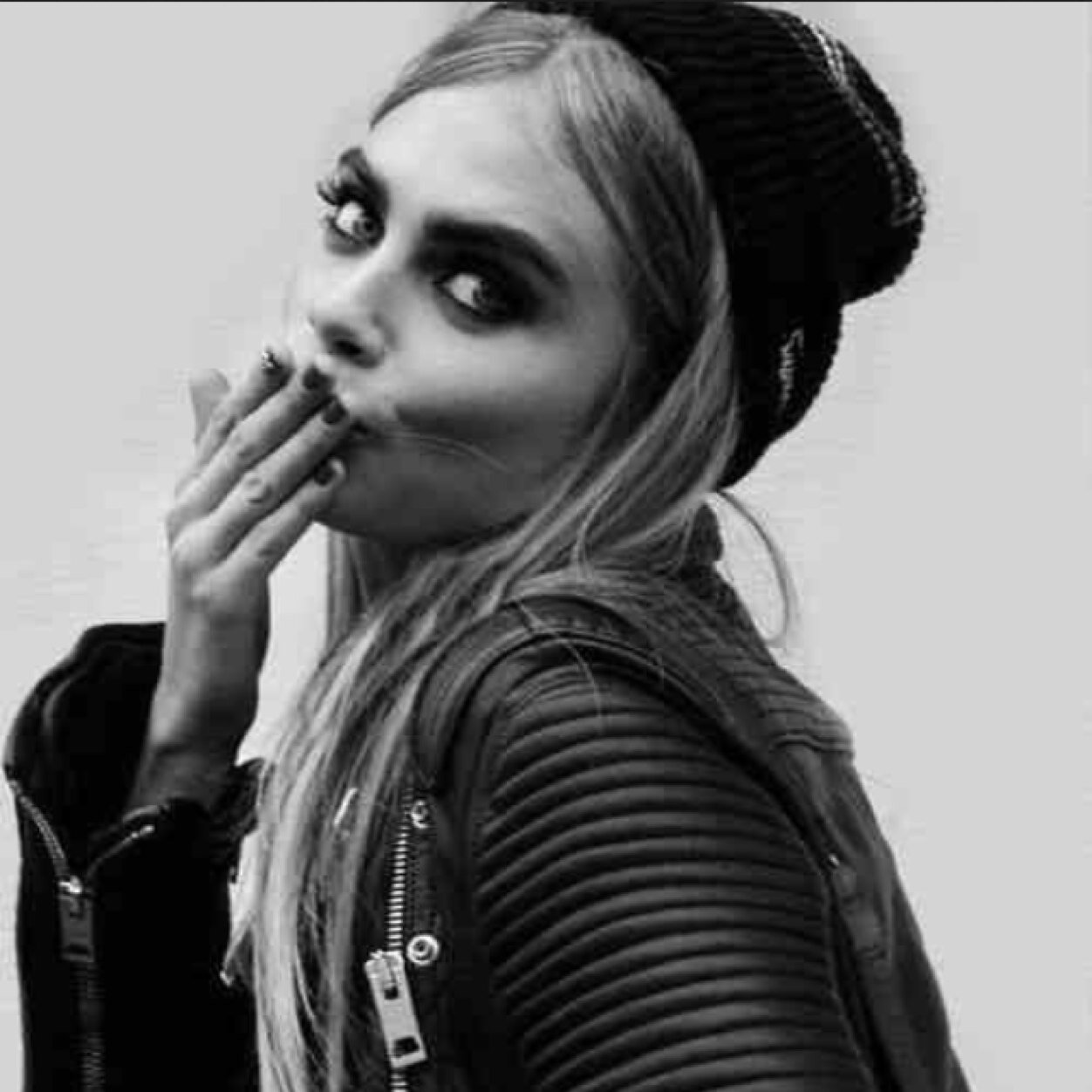 Cara Delevingne. My idol. I'm 16 years old, 5ft 11 and a model.