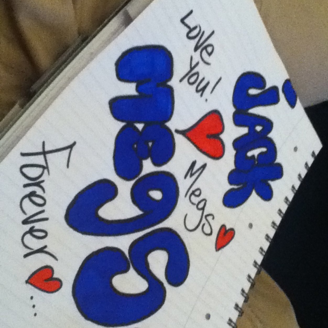 I LOVE YOU SOOO MUCH MEGAN WHEELER3 3 #MyLife #MyWorld #LoveYouForever&ever 3 01/12/2012 3