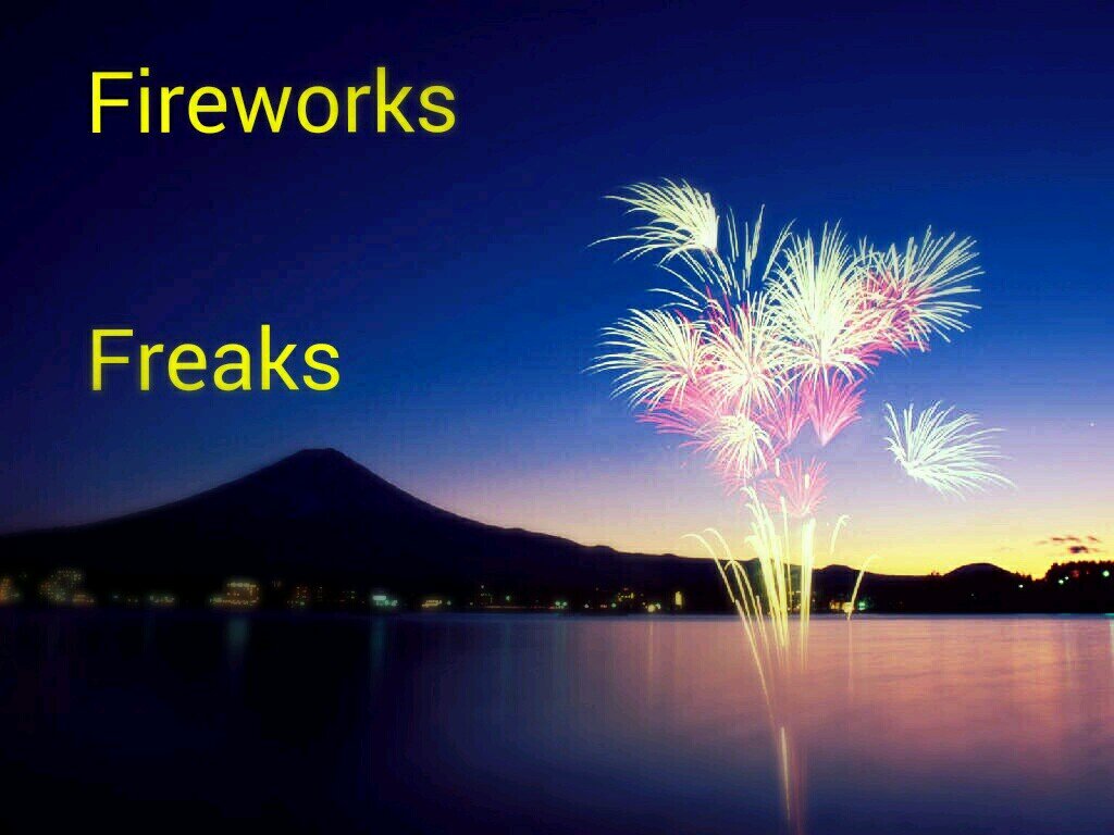 Hier om van allerlei info te delen over onze grote passie: Vuurwerk!