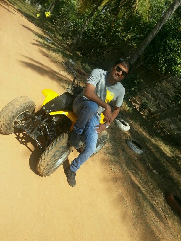 Man with full of dreams and strong desire to fulfill them, Biker. JCM @ JIO