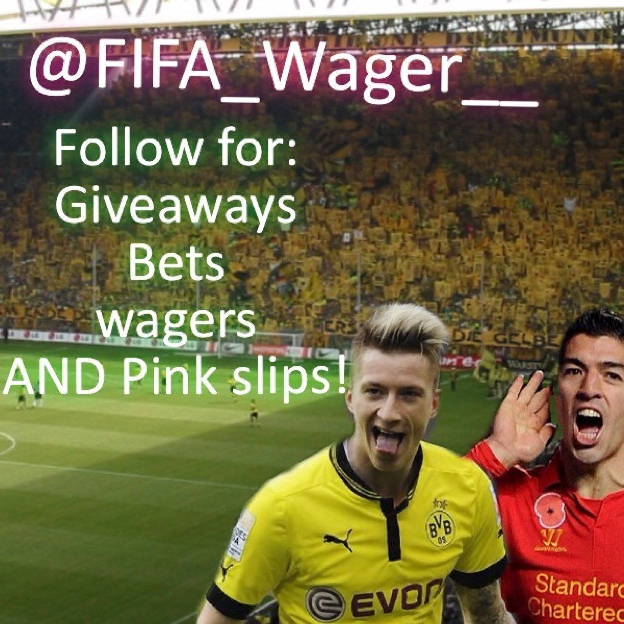 FIFA_Wager__'s profile picture. Wagers-Bets-MM-Giveaways-Pinkslips

  Ps3 only!