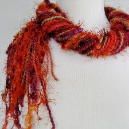 I design handmade trinkets and Knotty Strands scarves
