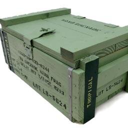 WkD: Ammo boxes as art. Waffenkiste Designs is the latest in custom military art designs.