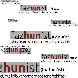 (faz´hun`ist) n. An obsequious follower of the modes and fashions. *We stand for & REPRESENT; ALL THINGS THAT ARE FLY, not just clothes. FOLLOW US