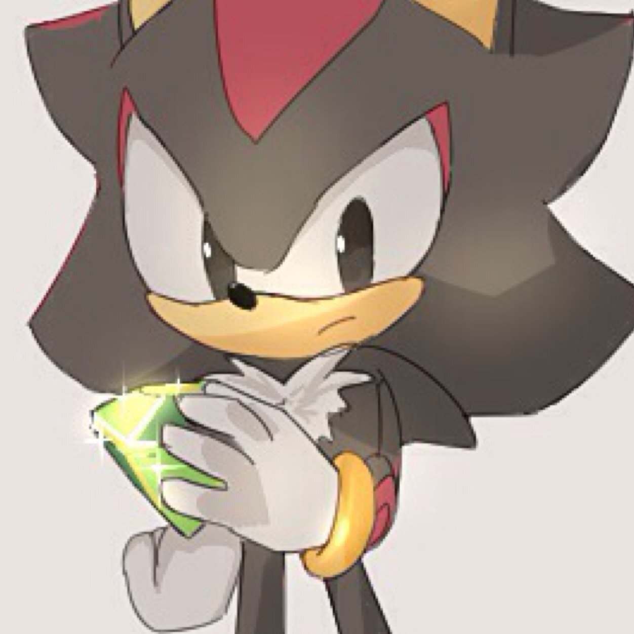 I'm Shadow, Classic Shadow to be exact. Created by Ivo Robotnik I.. holder of the green chaos emerald which gives me a power called, 'Chaos Control'. (Muted)