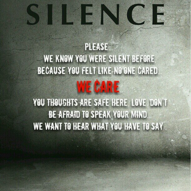 A home for the broken,suicidals,anas,depressed,self harmers&anyone who feels unwanted/worthless. We are a family. We're the ones of .§ïlêñçè.