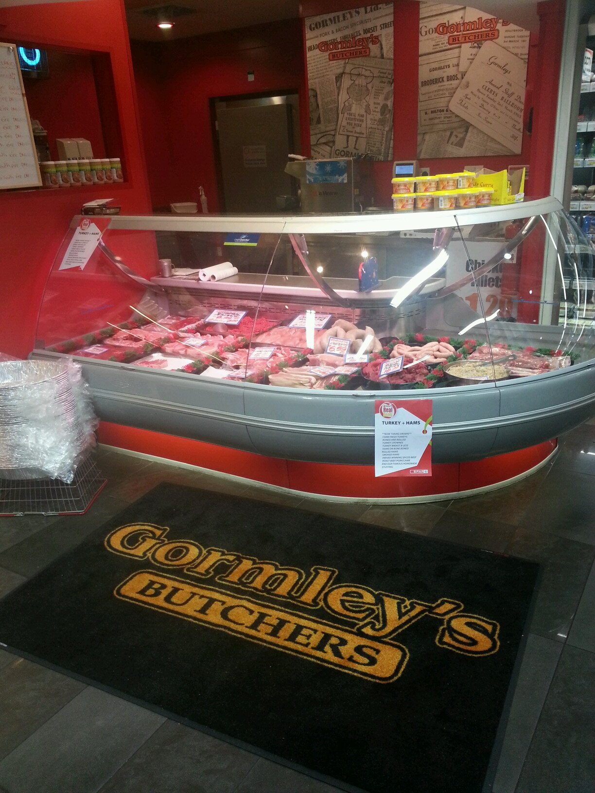 gormleys butchers is now changed name to santry meats.