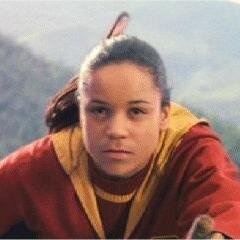 Alicia Spinnet. Gryffindor. Looking for a George. single-hprp.