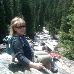 Happy hiker