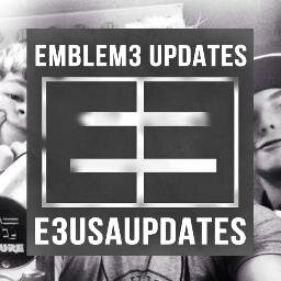 Follow us for the latest updates and news on @EmblemThree! Check out when the boys are on the road: http://t.co/VHqKsp5vhJ