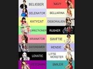 Este es el nuevo twitter de tus artistas favoritos FollowBack seguro... Directioners,Lovatics,Biliebers,Smilers etc.